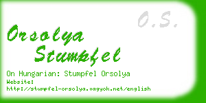 orsolya stumpfel business card